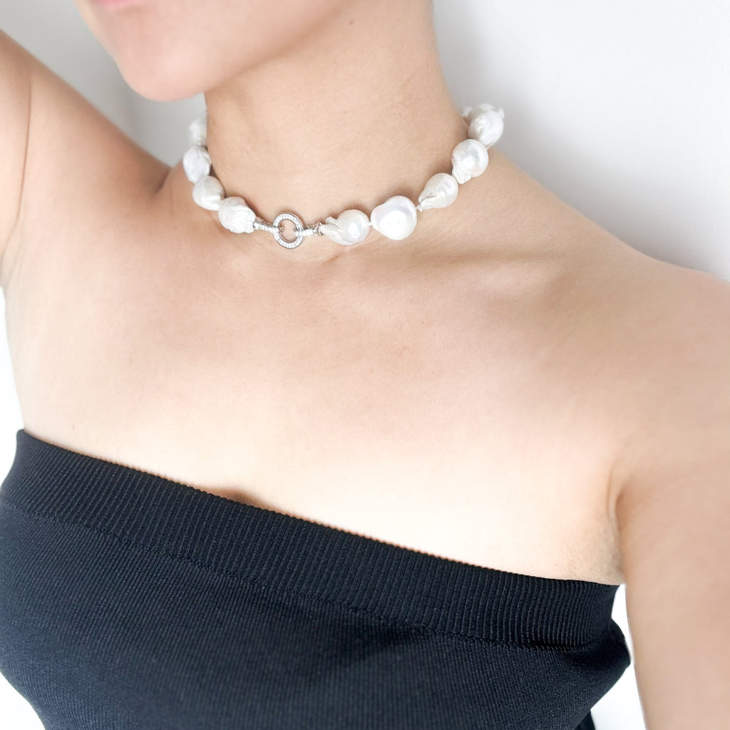 Ara Dainty Baroque Pearl Choker