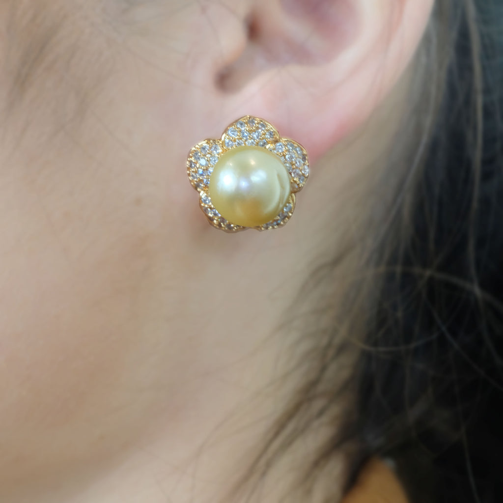 Chloris' South Sea Pearl Earrings - Aniya Jewellery