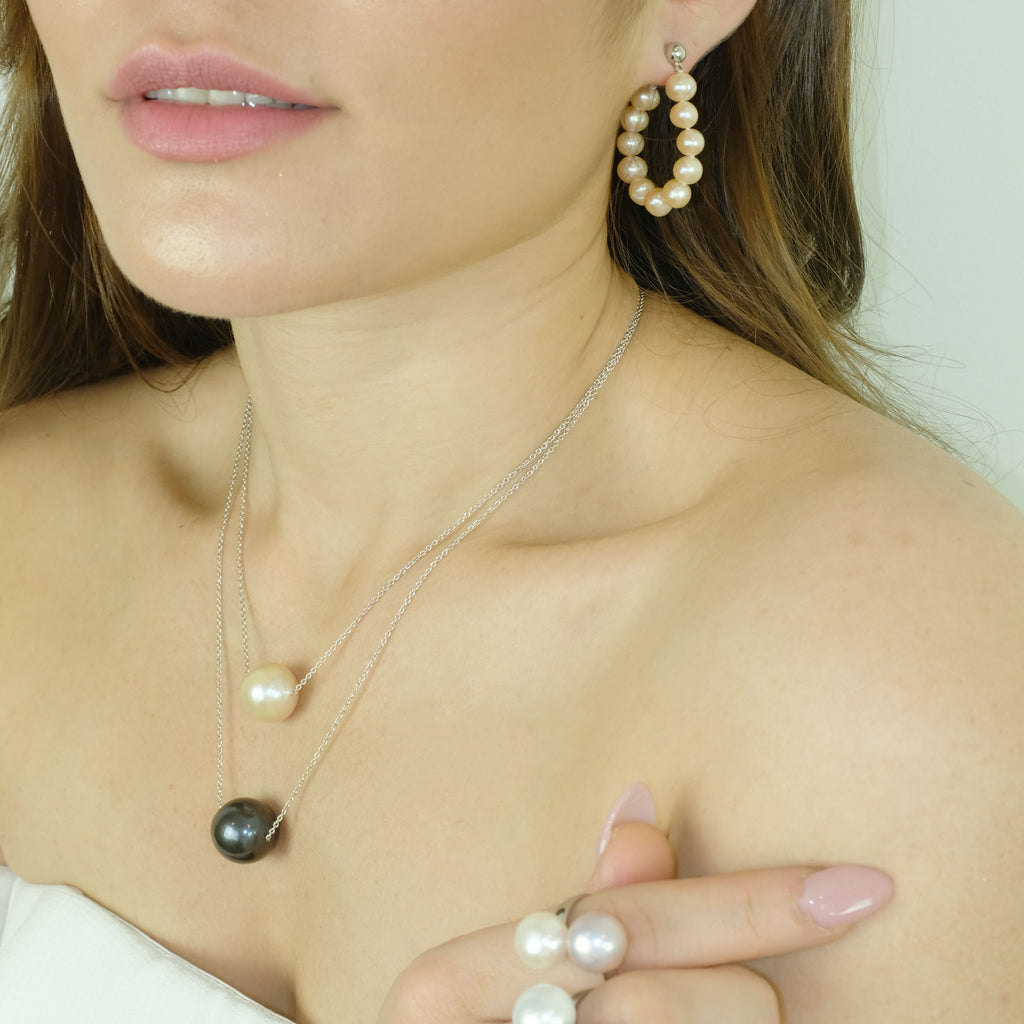 Une Femme Freshwater Solitaire Necklace - Aniya Jewellery