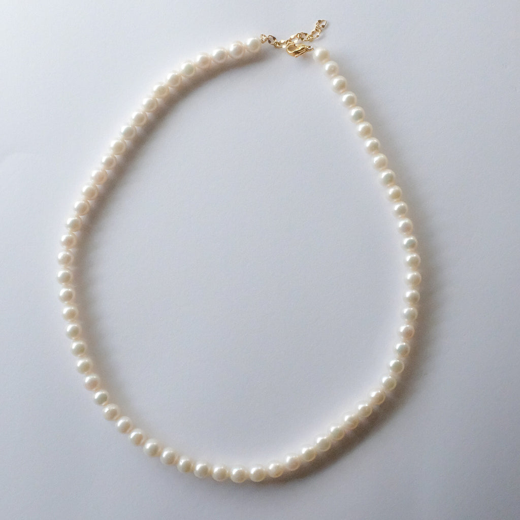 Cosette Single Strand Pearl Necklace
