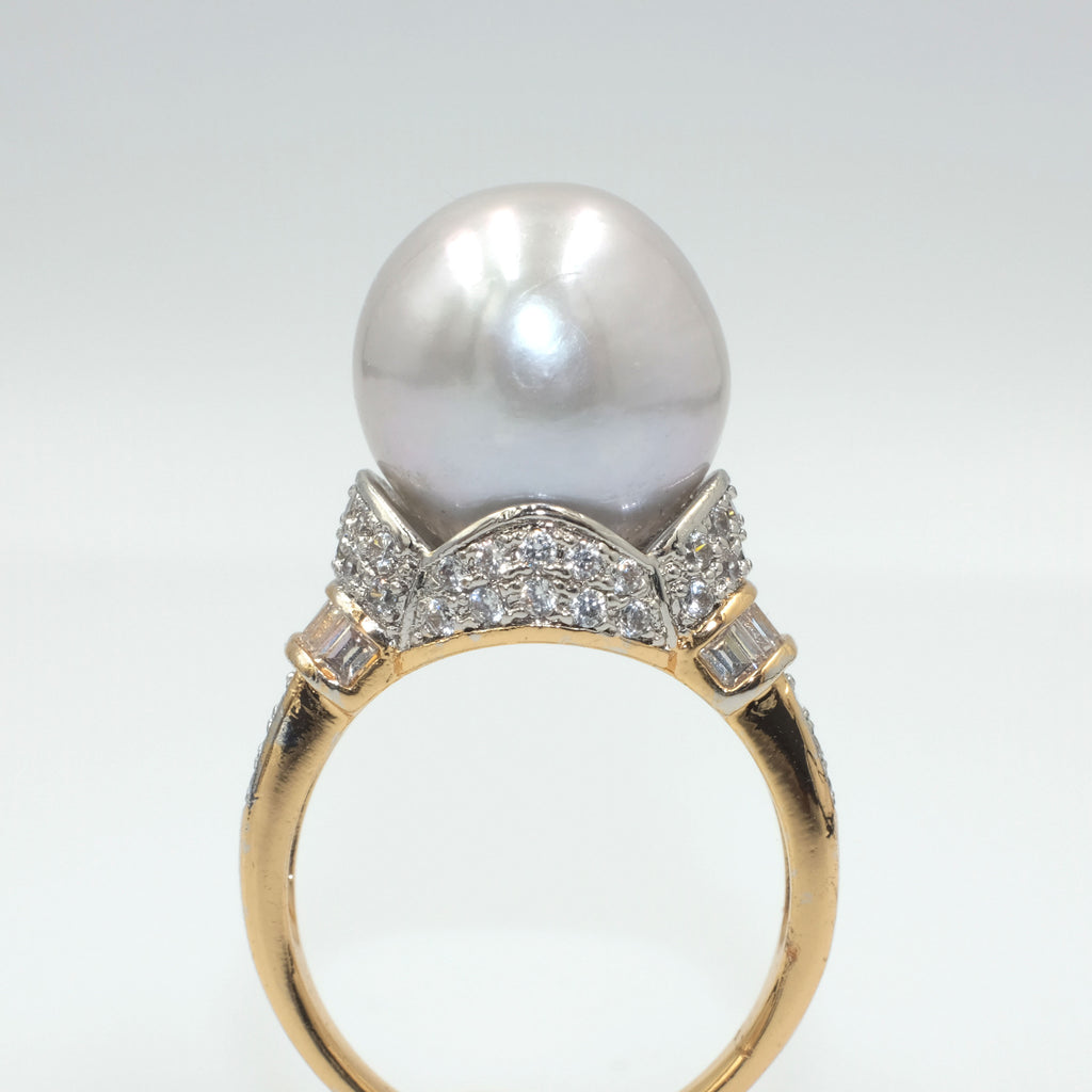 Georgine Pearl Ring - Aniya Jewellery