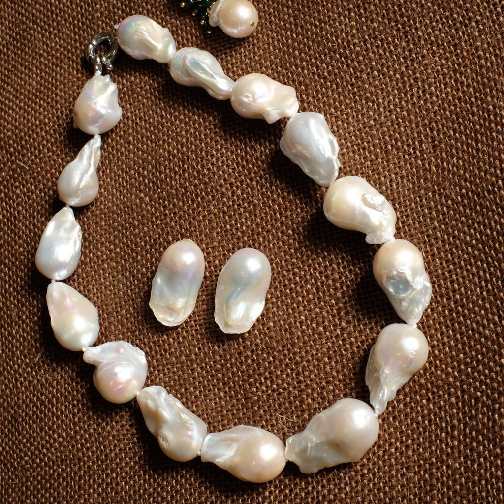 Baroque Pearl choker Necklace - Aniya Jewellery