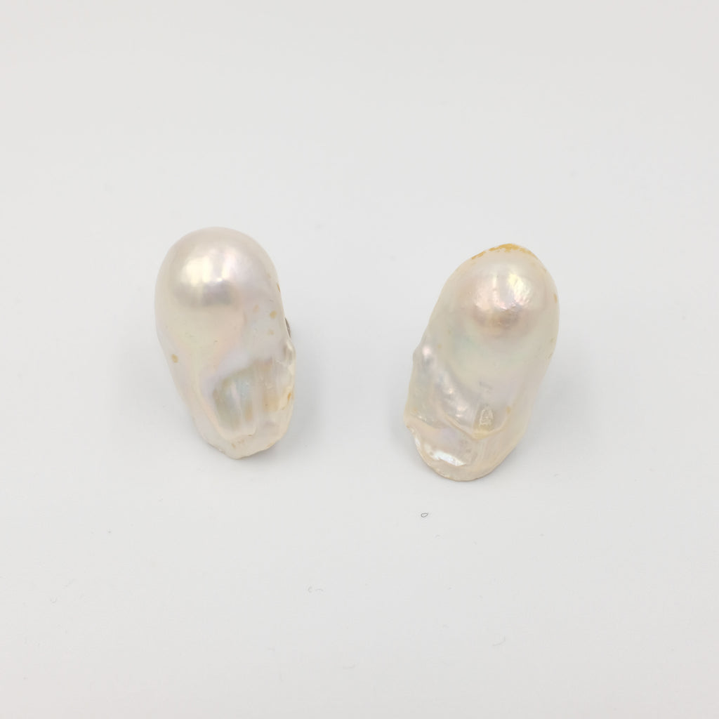 Baroque Pearl Stud Earrings - Aniya Jewellery
